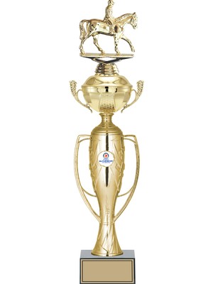 Odak Kupa - Figürlü Kupalar - At / Binici Figürlü Kupalar FG-072 B - 49 cm