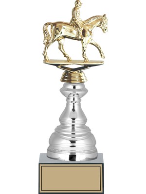 Odak Kupa - Figürlü Kupalar - At / Binici Figürlü Kupalar FG-024 B - 29 cm