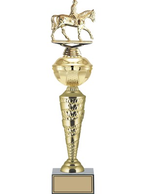 ODAK KUPA - Figürlü Kupalar - At / Binici Figürlü Kupalar FG-075 B - 49 cm