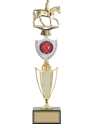 Odak Kupa - Figürlü Kupalar - At / Binici Figürlü Kupalar FG-042 B - 44 cm