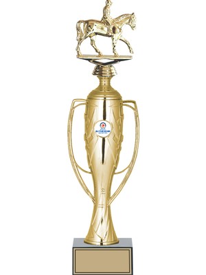 Odak Kupa - Figürlü Kupalar - At / Binici Figürlü Kupalar FG-026 A - 43 cm