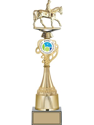 Odak Kupa - Figürlü Kupalar - At / Binici Figürlü Kupalar FG-033 A - 42 cm