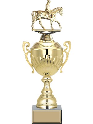 Odak Kupa - Figürlü Kupalar - At / Binici Figürlü Kupalar FG-089 C - 42 cm