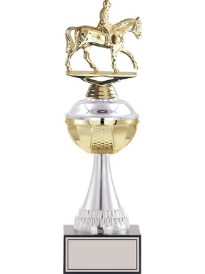 Odak Kupa - Figürlü Kupalar - At / Binici Figürlü Kupalar FG-045 A - 35 cm