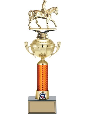 Odak Kupa - Figürlü Kupalar - At / Binici Figürlü Kupalar FG-056 B - 42 cm