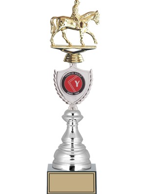 Odak Kupa - Figürlü Kupalar - At / Binici Figürlü Kupalar FG-035 B - 39 cm