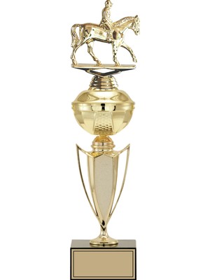 Odak Kupa - Figürlü Kupalar - At / Binici Figürlü Kupalar FG-067 B - 42 cm