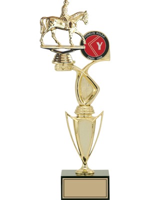 Odak Kupa - Figürlü Kupalar - At / Binici Figürlü Kupalar FG-043 C - 39 cm