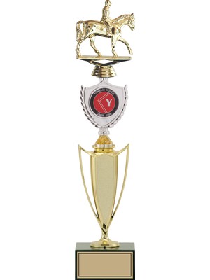 Odak Kupa - Figürlü Kupalar - At / Binici Figürlü Kupalar FG-042 A - 46 cm