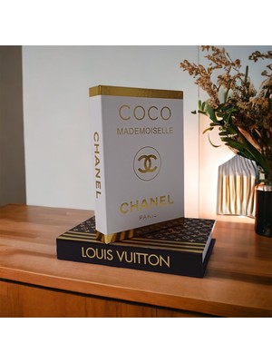 Nariba Coco & Chanel & Lv 3’lü Dekoratif Kitap Kutu Set