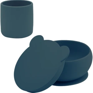 Oioi Kapaklı Kase Deep Blue & Mini Bardak