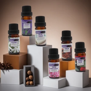 Point Care 6'lı Koku Seti Aromatik Mum Esansı Buhurdanlık Kokusu Kokulu Mum Yapım Malzemeleri