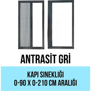 ES Sineklik Plise Sürgülü Akordiyon Katlanır Kapı Sinekliği