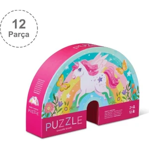 Crocodile Creek Dekoratif Puzzle - 12 Parça - Sweet Unicorn