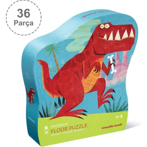 Crocodile Creek Dekoratif Puzzle - 36 Parça - Dinozor