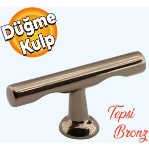Ayder Tepsi Düğme Metax Dolap Mobilya Mutfak Dolabı Çekmece Dolap Kapak Kulpu Kulbu Metal Kulp Bronz