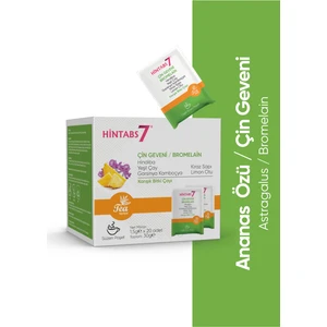 Hintabs 7 Astragalus Bromelain Karışık Bitki Çayı Ananas Özü Çin Geveni