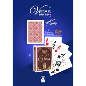 680 Plastik Oyun Kartı Kartı (Black Jack, 21, Var Var, Poker) Tek Deste