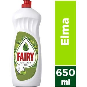 Temiz & Ferah Sıvı Bulaşık Deterjanı 650 ml Elma Kokulu