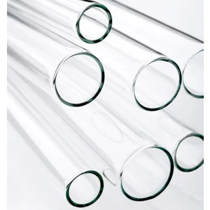 Ozy Stove Füze Pelet Sobası Borosilikat Cam Boru 120 cm Uzunluk 10 cm Çap 800C Sıcaklığa Dayanıklı