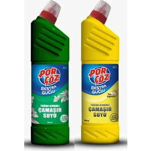 Yoğun Kıvamlı Çamaşır Suyu Bahar Tazeliği+Yaz Yağmuru 750 ml 2 'li Set