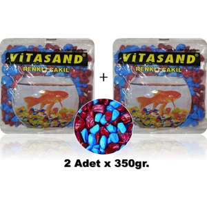 Çakıl Taşı Bordo Mavi 2 Paket x 350 Gram