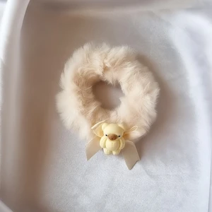 Trade Bazaar Tüylü Peluş Çocuk Simit Lastik Toka 2 Adet