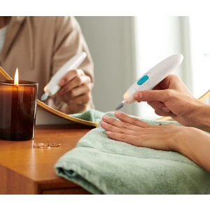 Manikür ve Pedikür Aleti Turkuaz Ergonomik Tasarım 120 g 6 Farklı Başlık ile