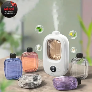 Mio Smell 2x Yeni Nesil Şarjlı Otomatik Oda Kokusu Makinesi (1 Adet Bluebell Kokusu ile Birlikte)