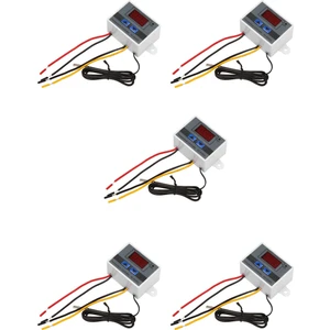 Xin Yue Zhang Ξ Ny Ue Zhang 5x 220 V Dijital LED Sıcaklık Kontrol Cihazı 10A Anahtarlı Termostat Kontrolü Dijital Ekran Kuluçka Kontrol Cihazı (Yurt Dışından)