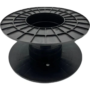 Plastik Makara Portatif Siyah Renk 36 cm