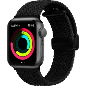 Novstrap Apple Watch ile Uyumlu 42 44 45 49 mm Seri 4 5 6 7 8 9 Se Ultra Kordon Flexible Magnet Toka