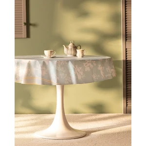 Madame Coco Bukuria Pvc Masa Örtüsü - Açık Mavi - 140 cm