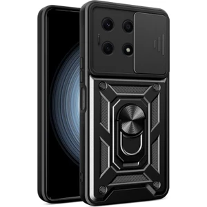 Xiaomi Redmi Note 13 Pro 5G Kılıf Yüzüklü Sürgülü Kamera Korumalı Pars