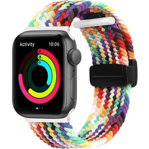 Novstrap Apple Watch ile Uyumlu 42 44 45 49 mm Seri 4 5 6 7 8 9 Se Ultra Kordon Flexible Magnet Toka