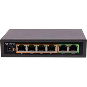 4 Port Poe Switch 4+2 10/100 120 Watt ARNA-6204