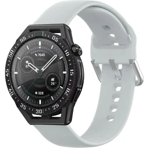 Huawei Watch 2 Uyumlu Silikon Kordon Gri