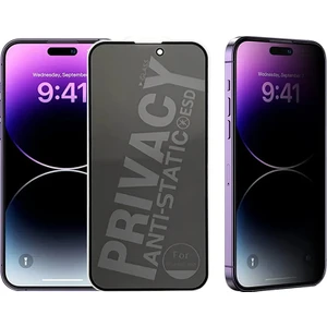 SKV Mobile iPhon 14 Pro Max  Premium Gizli Hayalet Cam Ekran Koruyucu
