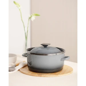 Madame Coco La Garde Derin Tencere - Gri -24 cm