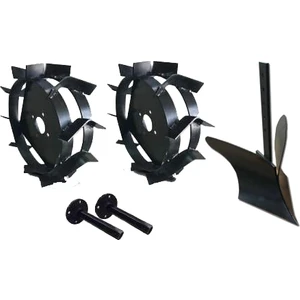 Çapa Makinesi Demir Teker, Çiftli Karık Açma ve Aks Seti