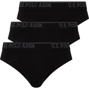 U.S. Polo Assn. Erkek Battal Büyük Beden Pamuklu&likralı 3'lü Külot 90003