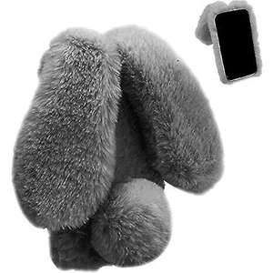 Yihang Boutique Samsung Galaxy S10 Tüylü Tavşan Kulaklı Tüylü Kürklü Telefon Kılıfı Tüylü Arka Kapak (Yurt Dışından)