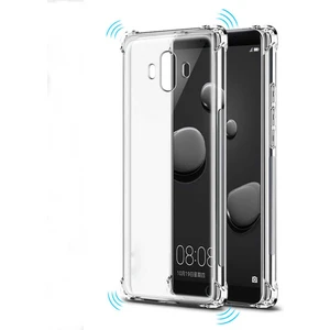 Huawei  Mate 10 Pro Köşeli Şeffaf Anti Shock Silikon Kılıf