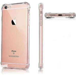 Apple iPhone 6 Plus Köşeli Şeffaf Anti Shock Silikon Kılıf