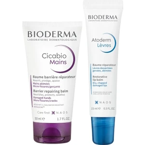 Cicabio El Kremi + Atoderm Dudak Balmı Seti