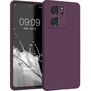 Matte Silicone Xiaomi Mi 13T Pro Kılıf Mor