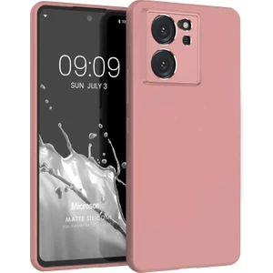 Matte Silicone Xiaomi Mi 13T Pro Kılıf Rose Gold