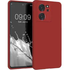 Matte Silicone Xiaomi Mi 13T Kılıf Kırmızı
