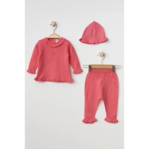 Triko Noktalı Kız Takım 4029