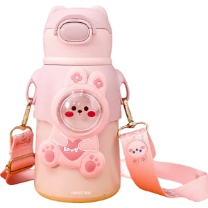 Sweet Ruı Sevimli Paslanmaz Çelik Termos Bardak (Yurt Dışından)